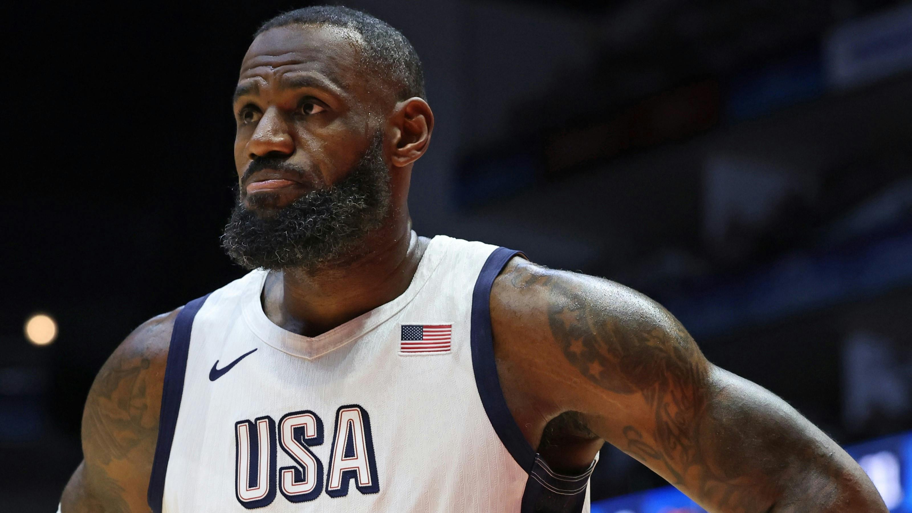 LeBron James rescues Team USA anew in close win over world champions Germany in final Paris 2024 tune-up